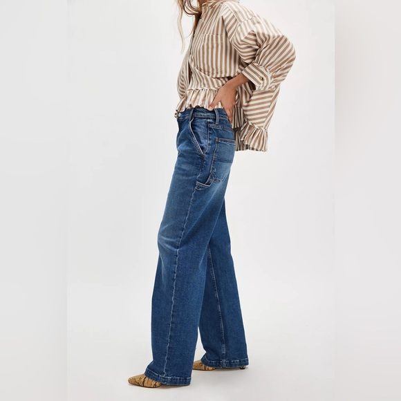 Mother the stud finder sneak jeans